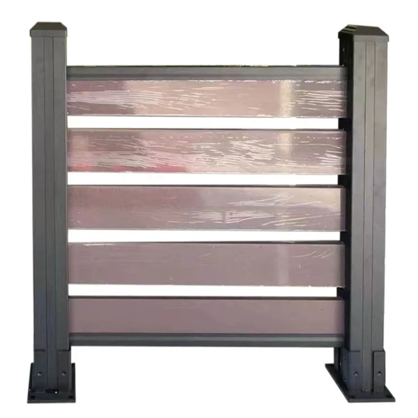 aluminum slat fence