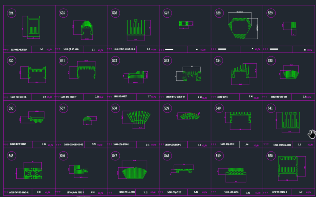 aluminum heat sink types