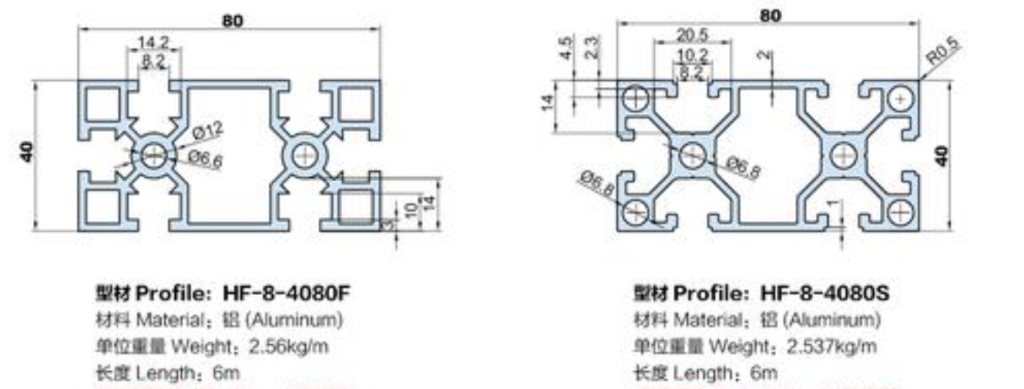 4040 aluminum extrusion