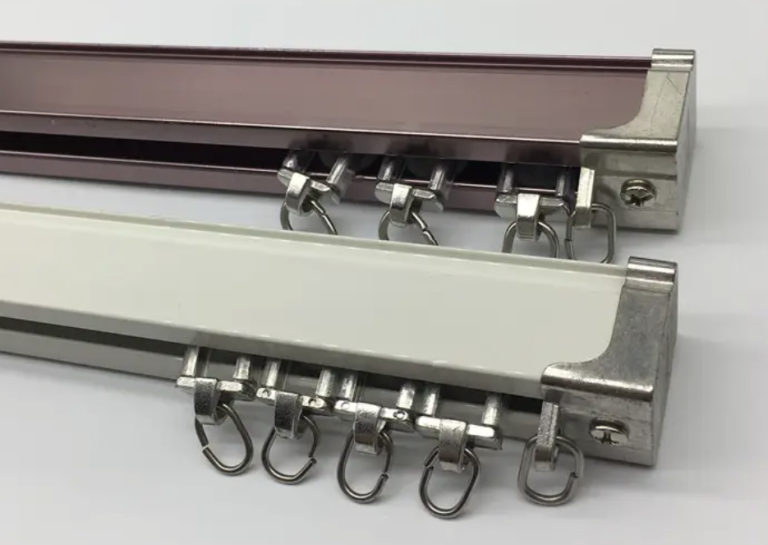 aluminum curtain tracks