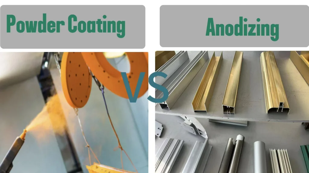 anodized vs powder coating