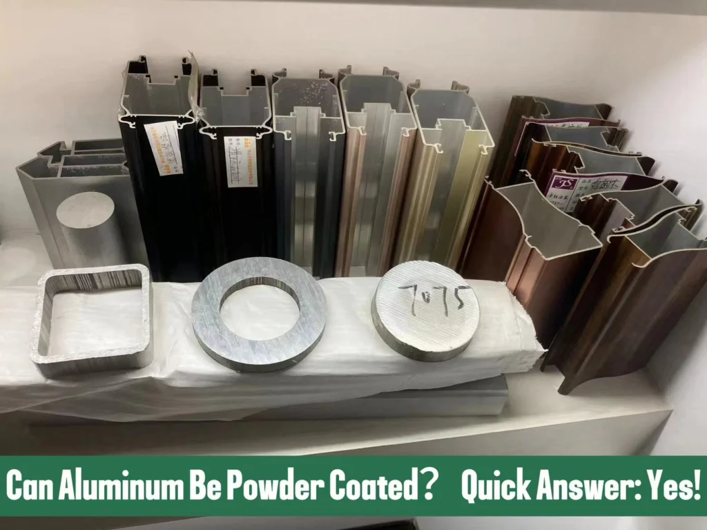 can aluminum be powder coated