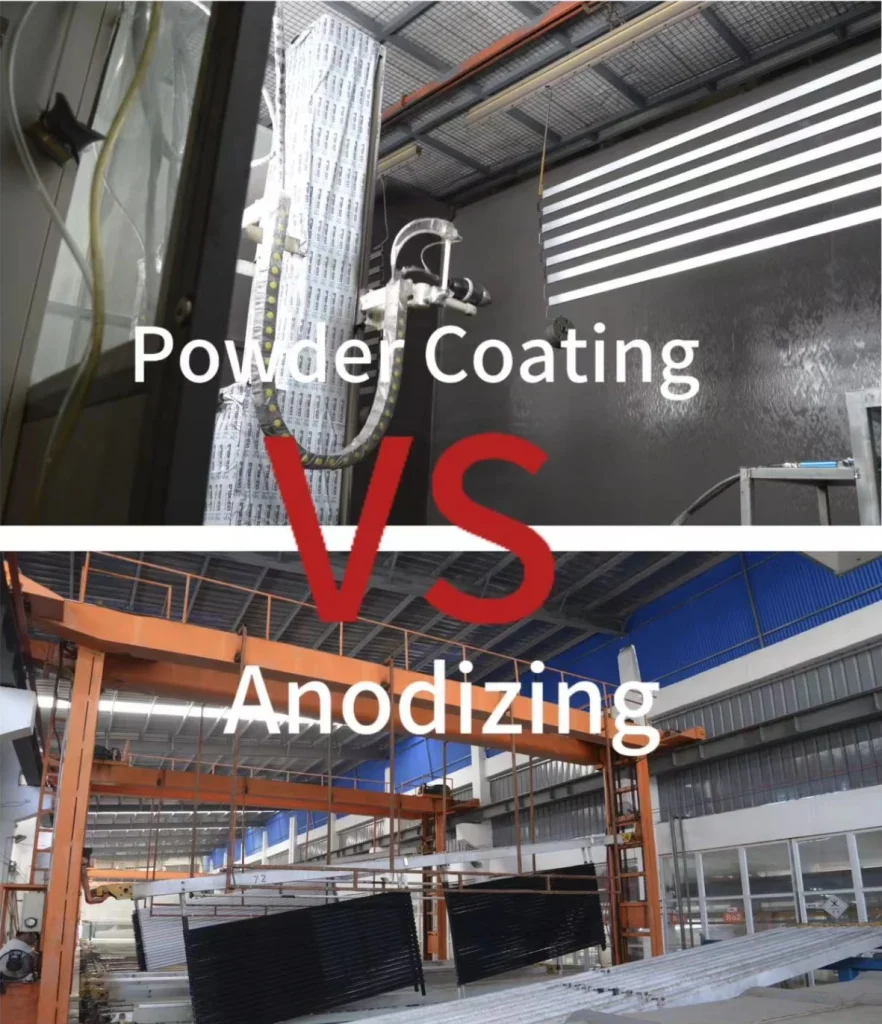 powder coating vs anodizing